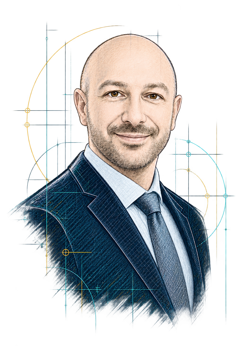 Ritratto di Valentino Zio, fondatore di Neoetiq